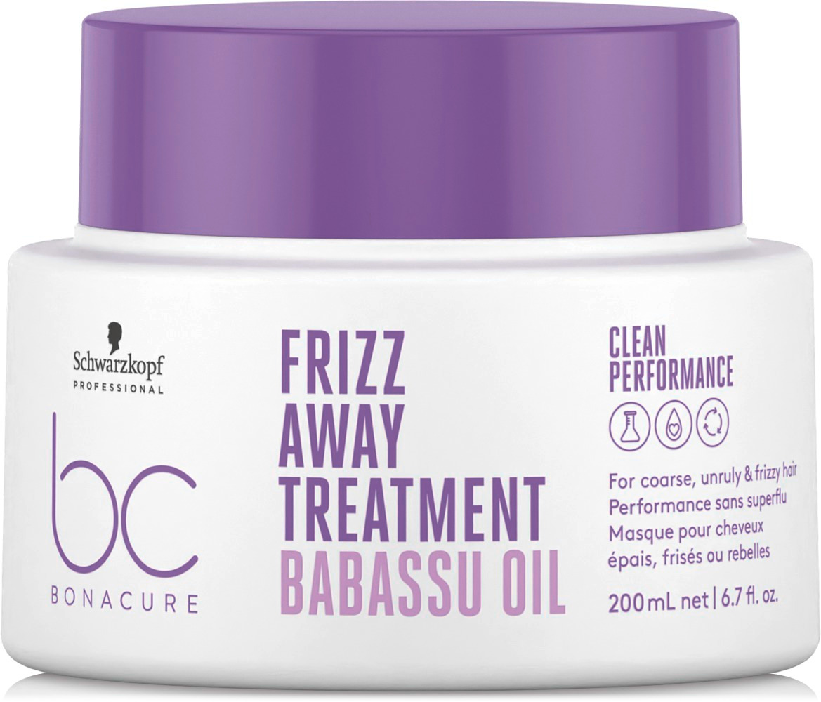 Schwarzkopf BC Frizz Away Treatment Babassu Oil Hair Mask 200ml Scurt Expiry Date 28.02.2026r