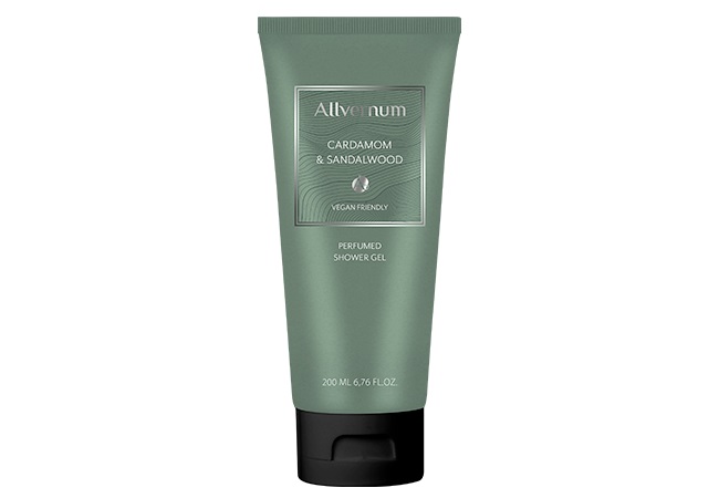 Allvernum Gel de duș parfumat cu cardamom și lemn de santal 200ml