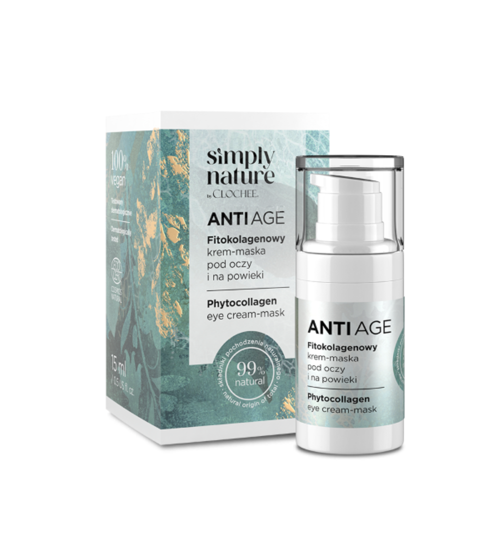 Simply Nature by Clochee Anti-Age Phytocollagen Eye and Eyelid Cream-Mask 15ml