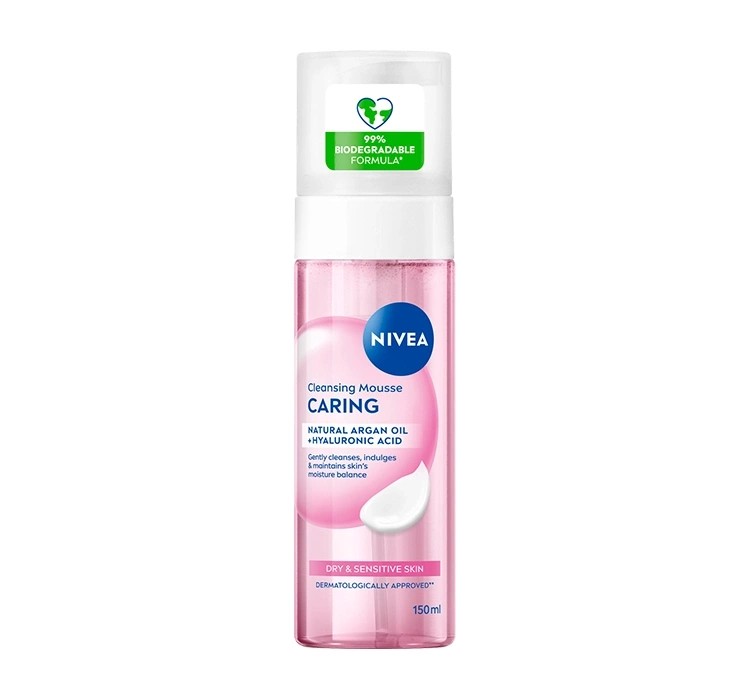 Spumă de curățare NIVEA Caring 150ml