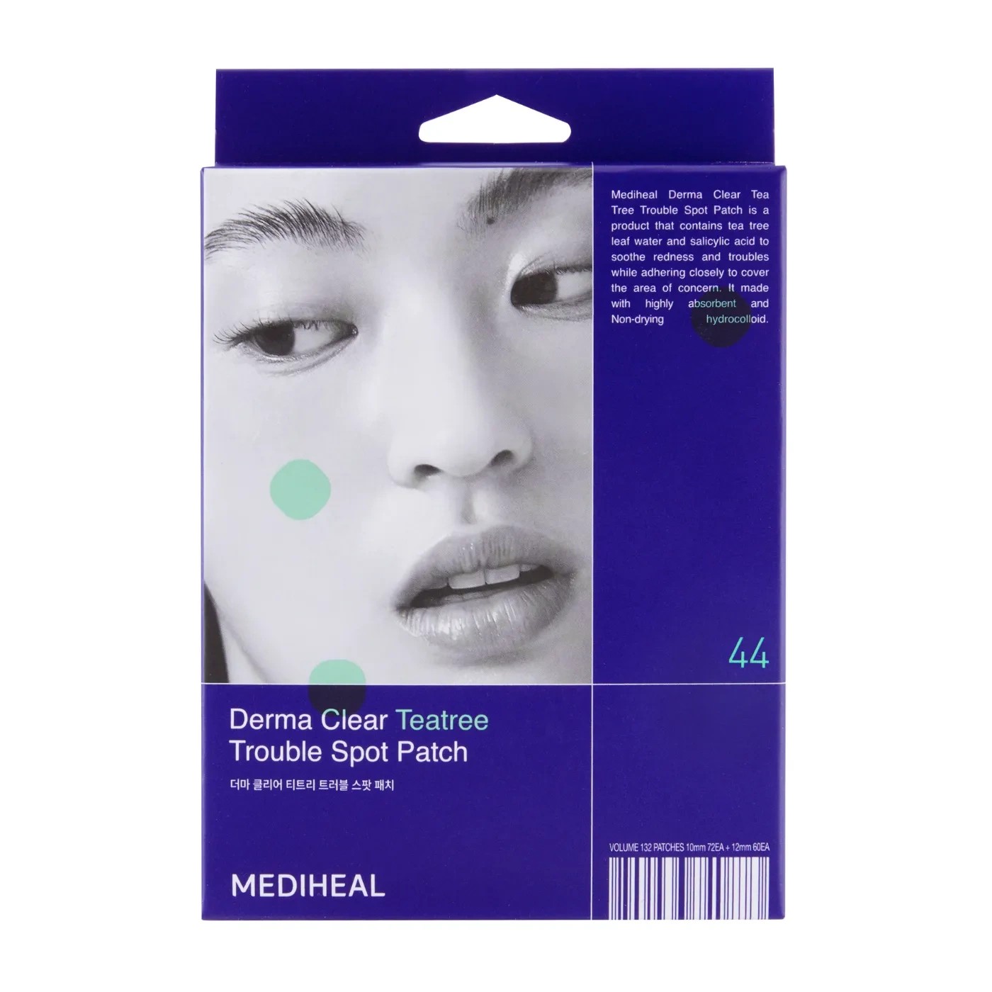 Mediheal Spot Eczema Patch Derma Clear Teatree 44 bucăți