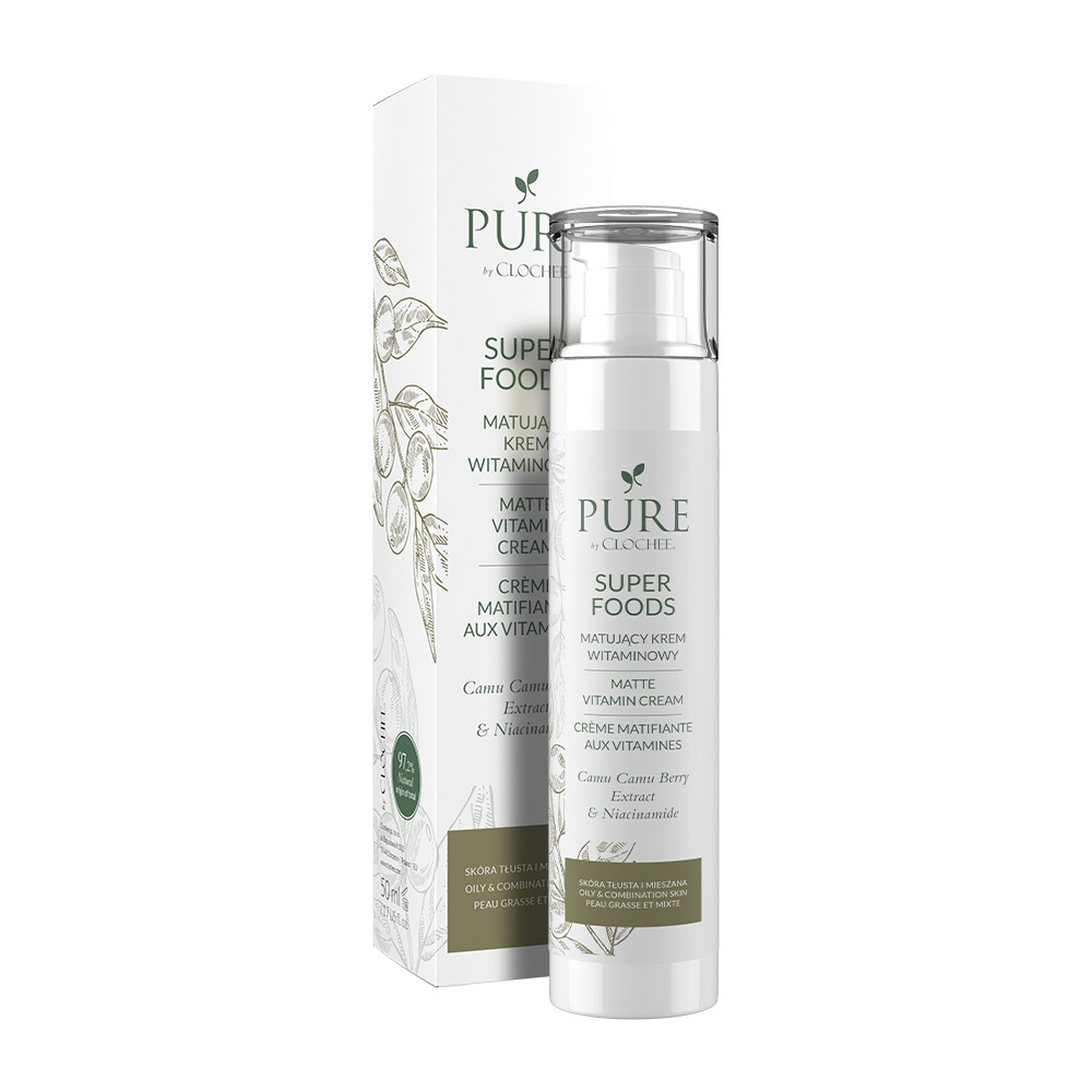 Pure by Clochee Super Foods Cremă de vitamine matifiantă 50ml