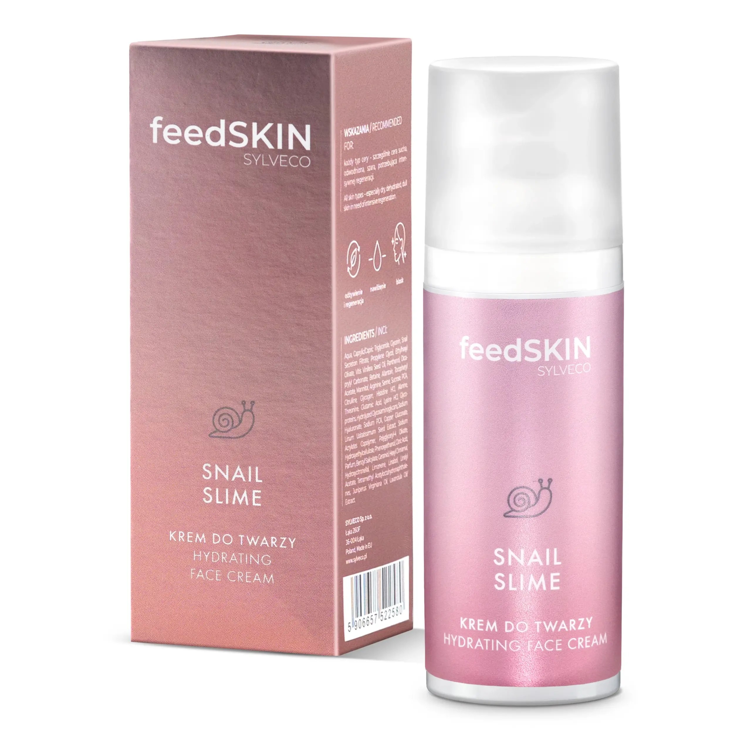 FeedSKIN Cremă de față cu nămol de melc 50ml