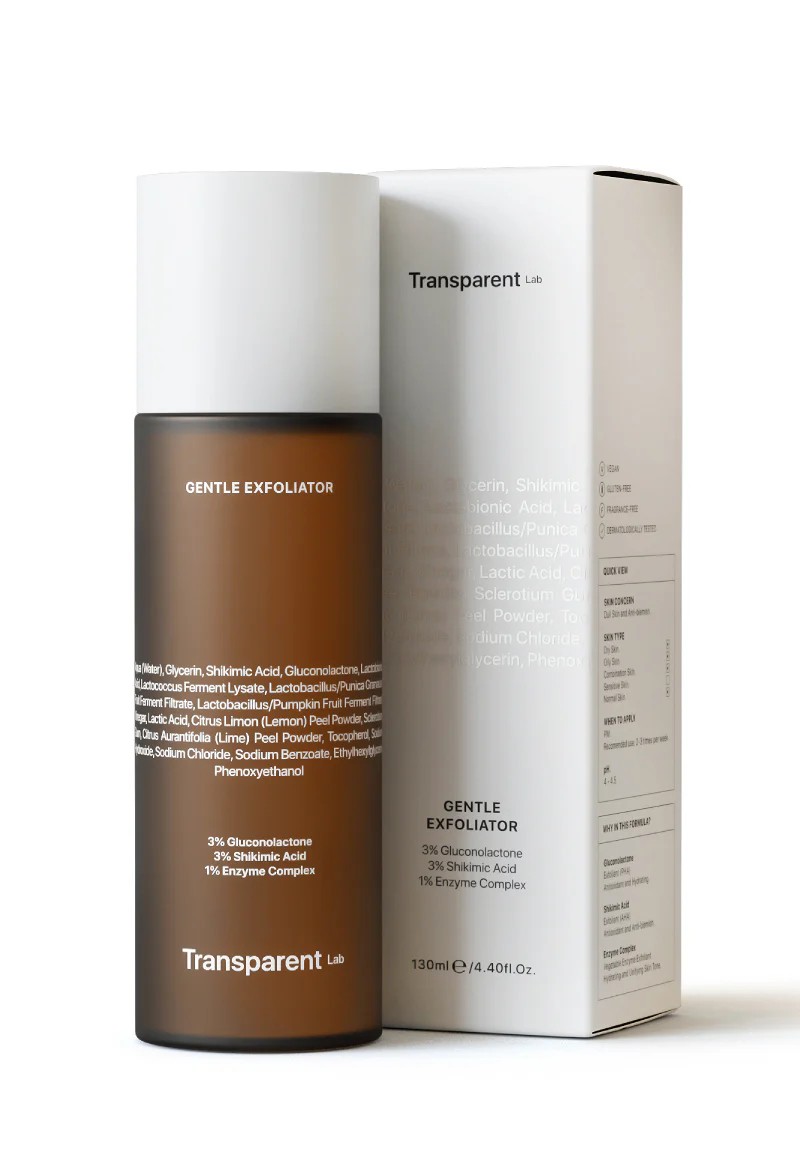 Transparent Lab Exfoliant delicat tonic 130ml