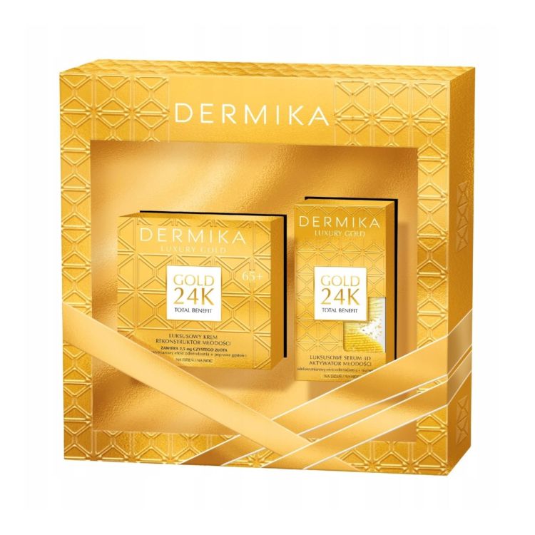 DERMIKA Kit de aur de lux pentru îngrijirea pielii 65+