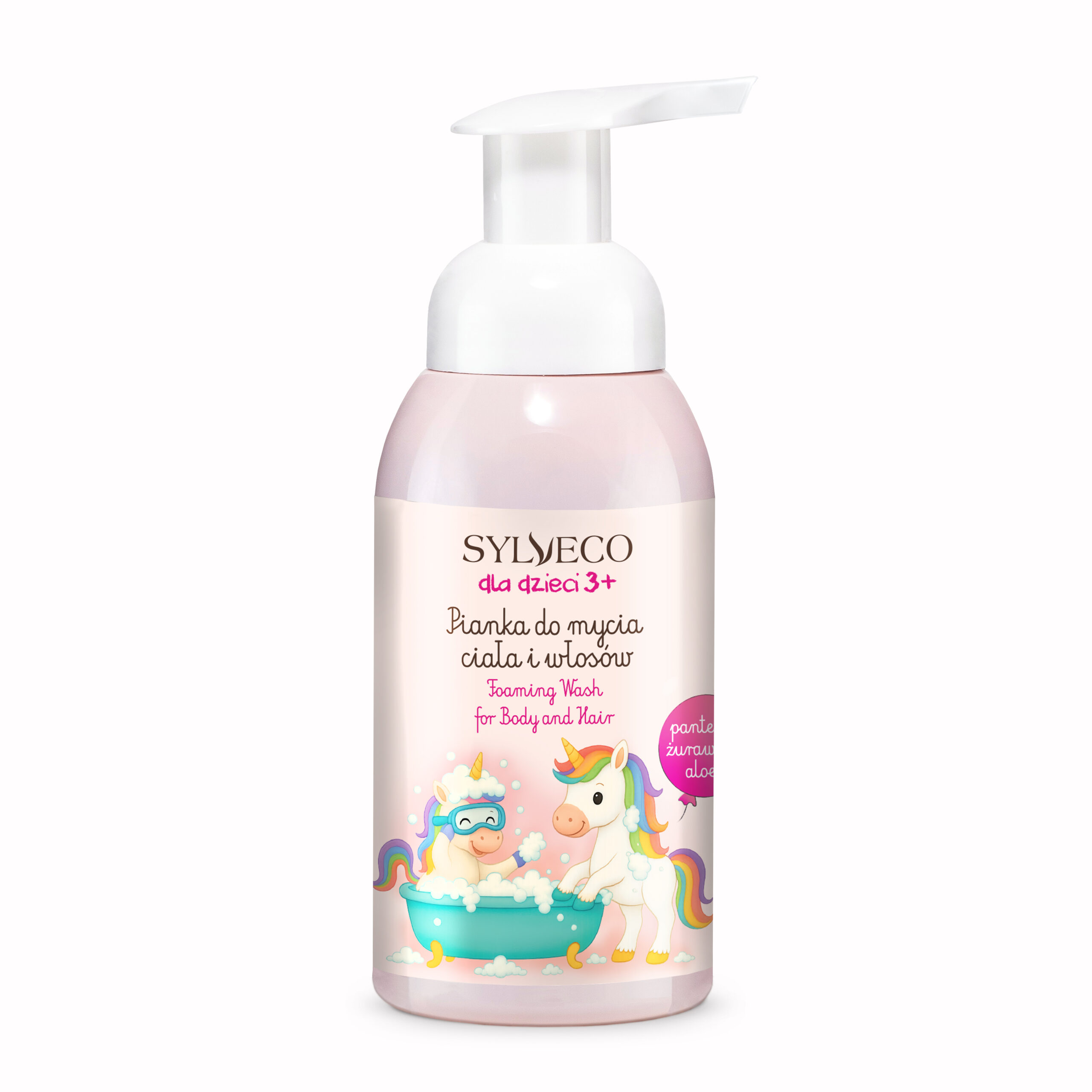 Sylveco pentru copii 3+ Spumă de spălare pentru corp și păr 290ml