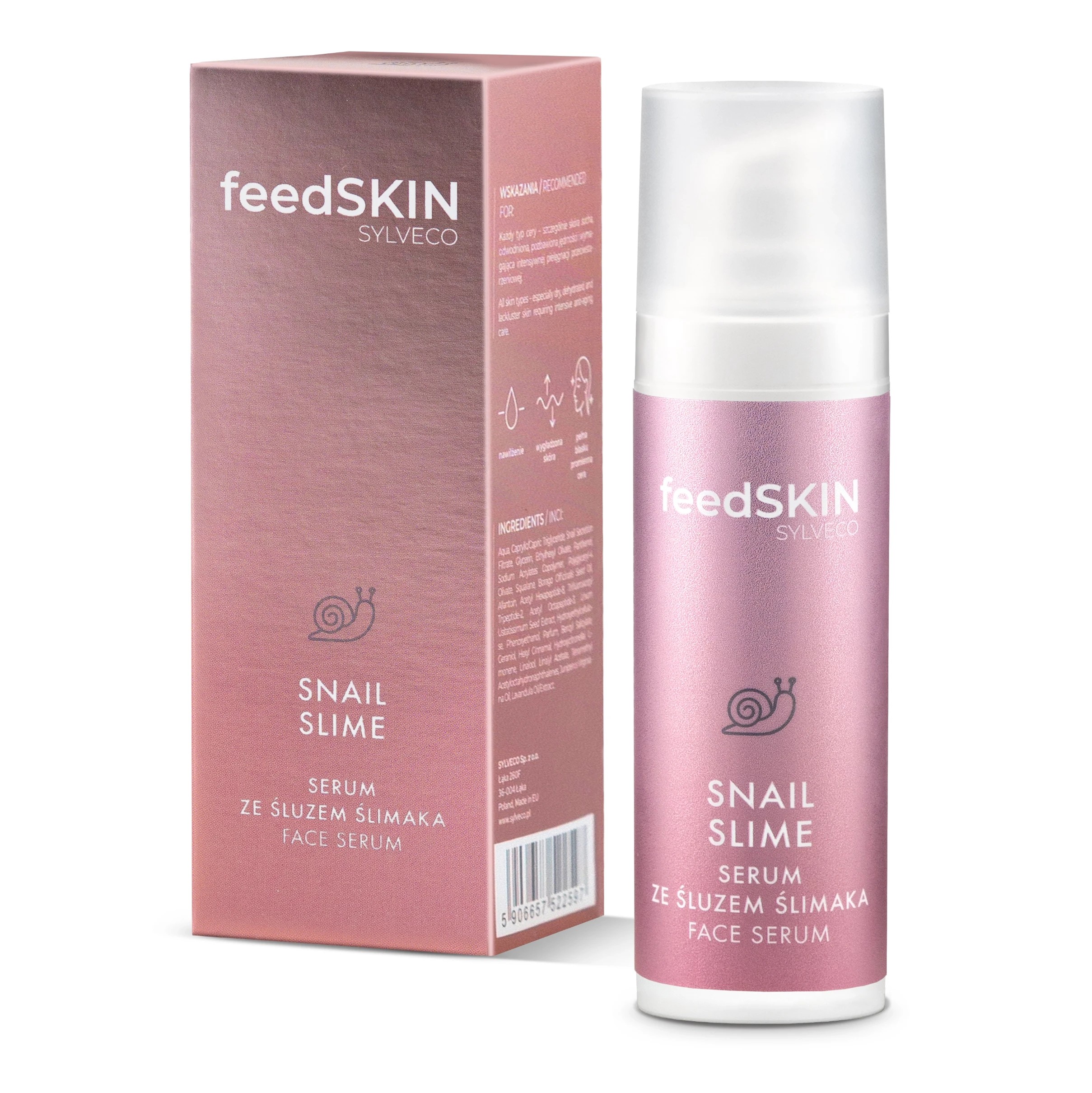 FeedSKIN Ser de față cu nămol de melc 30ml