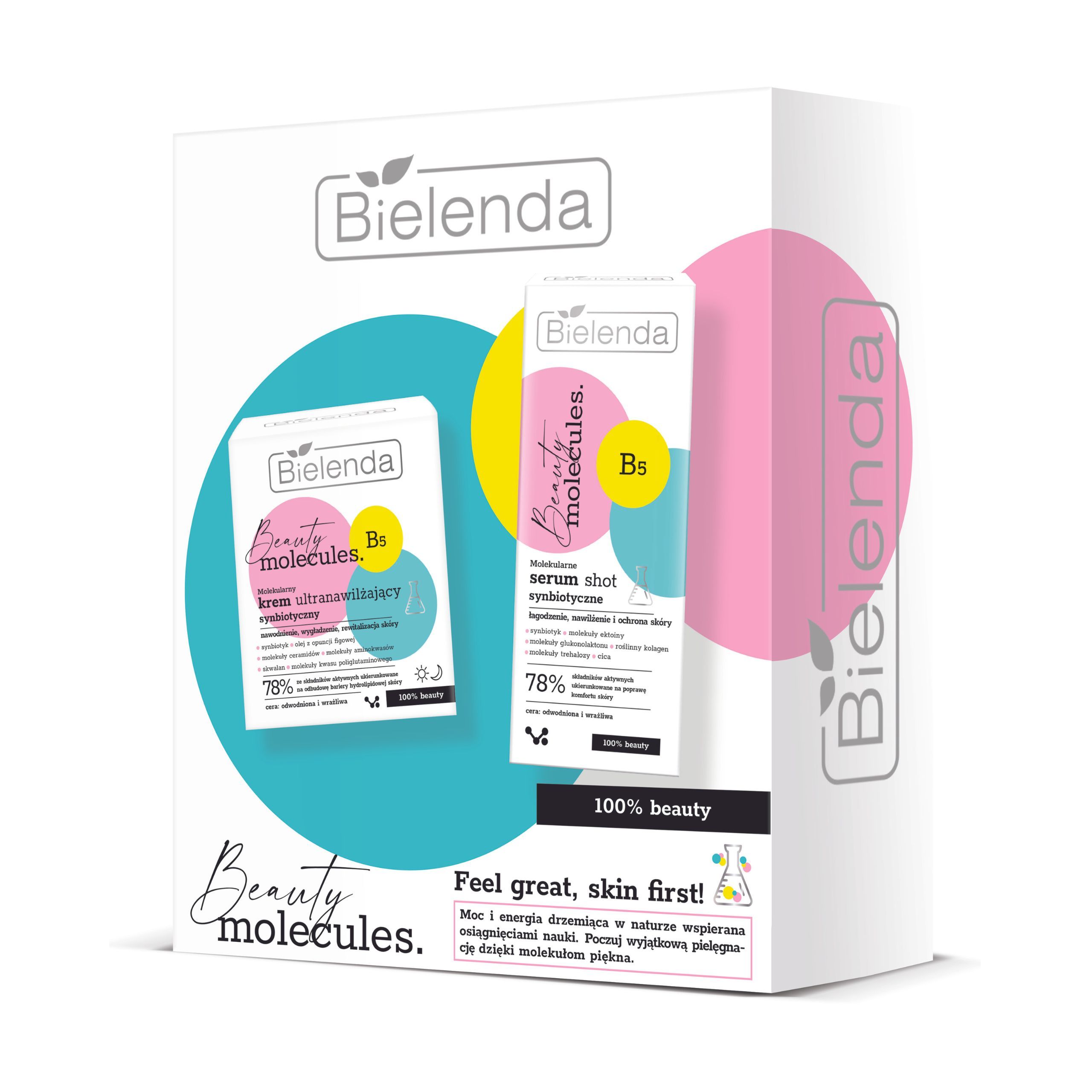 Bielenda Beauty Molecules Synbiotic Cream + Synbiotic Serum Set
