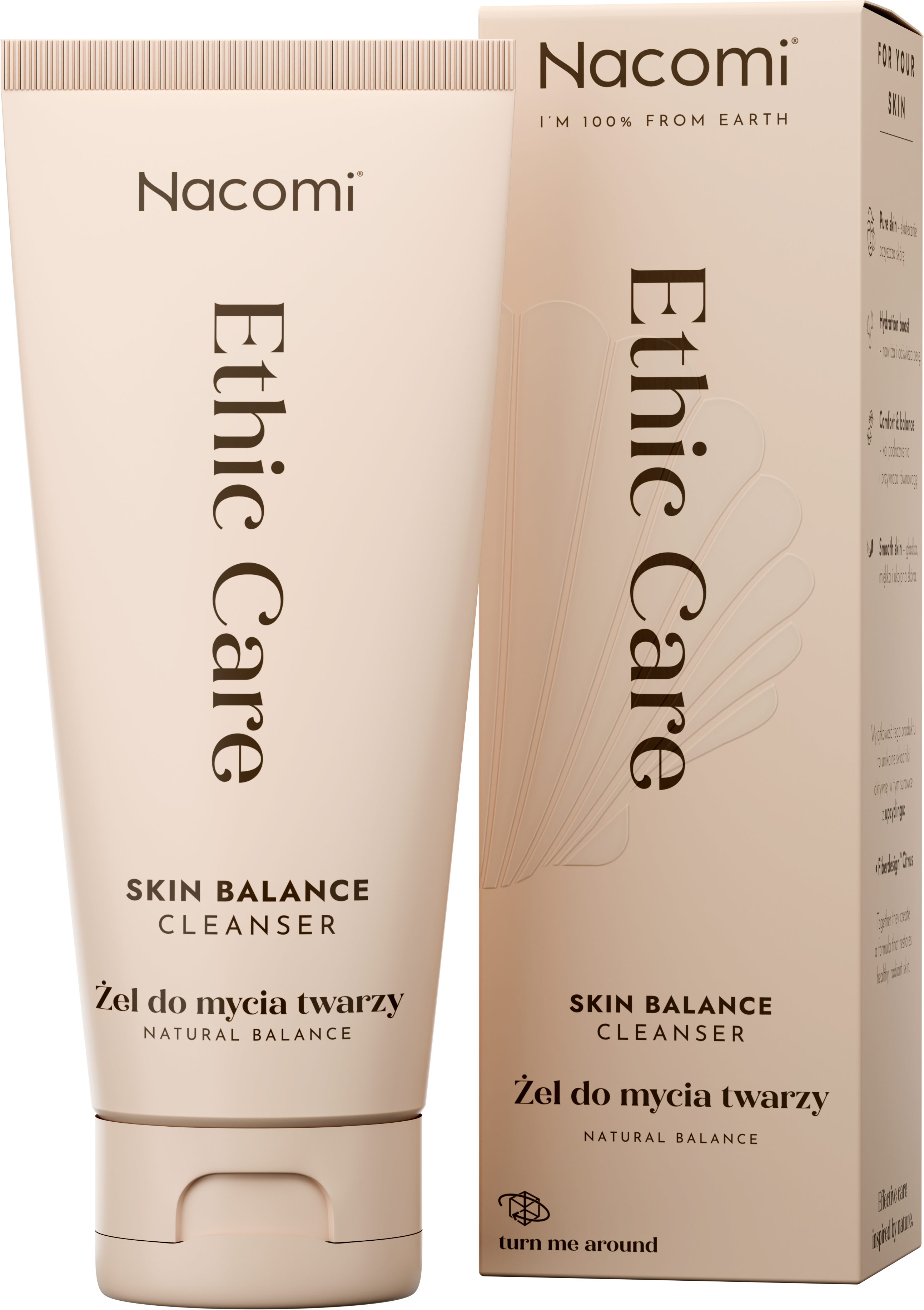 Nacomi Ethic Care Skin Balance Cleanser Face Wash Gel 100ml