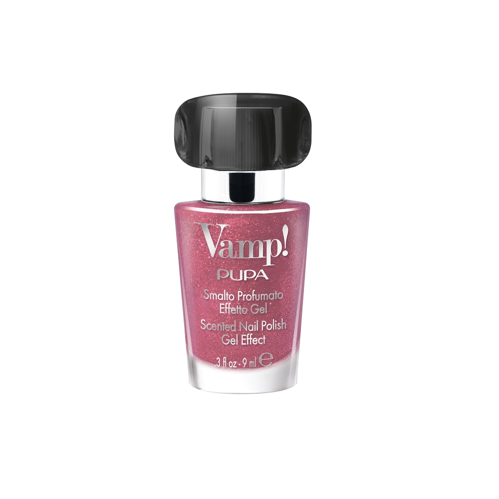PUPA Milano Vamp! Lac de unghii parfumat cu efect de volum 3D 319 Sparkling Rose