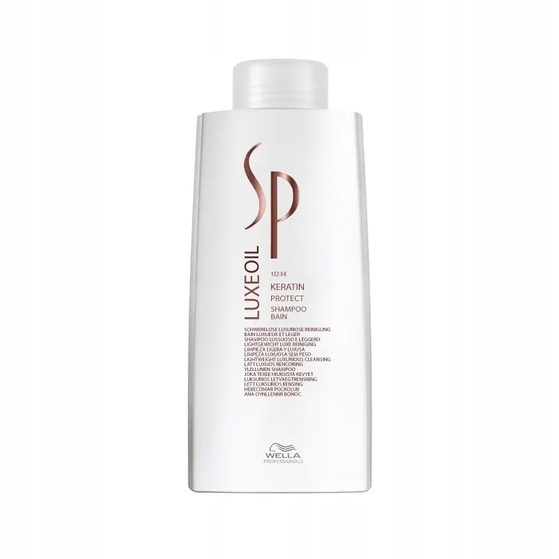 Wella Professionals SP Luxeoil Keratin Protect Șampon de întărire a părului 1l