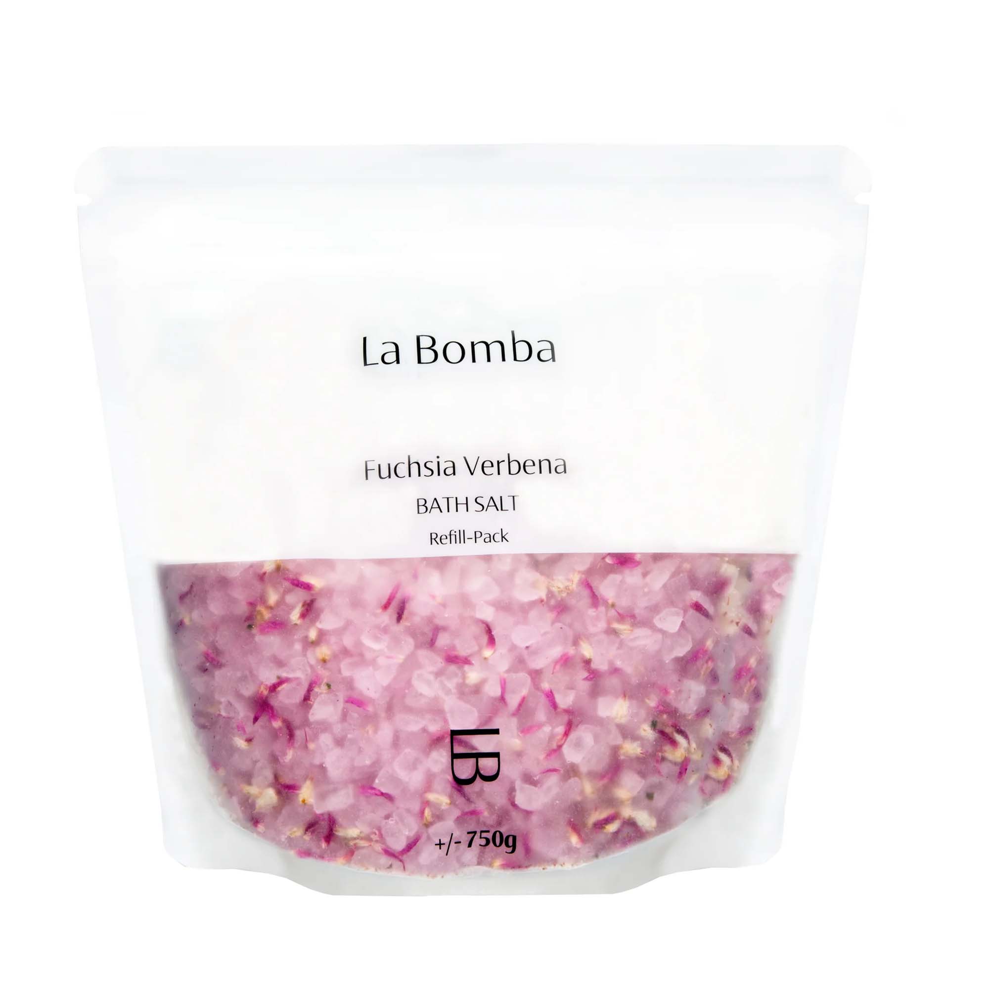 La Bomba Fuchsia Verbena sare de baie 750g
