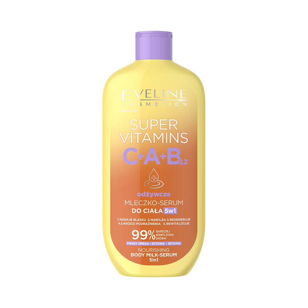 Eveline Super Vitamins Lapte de corp hrănitor-Serum 350ml
