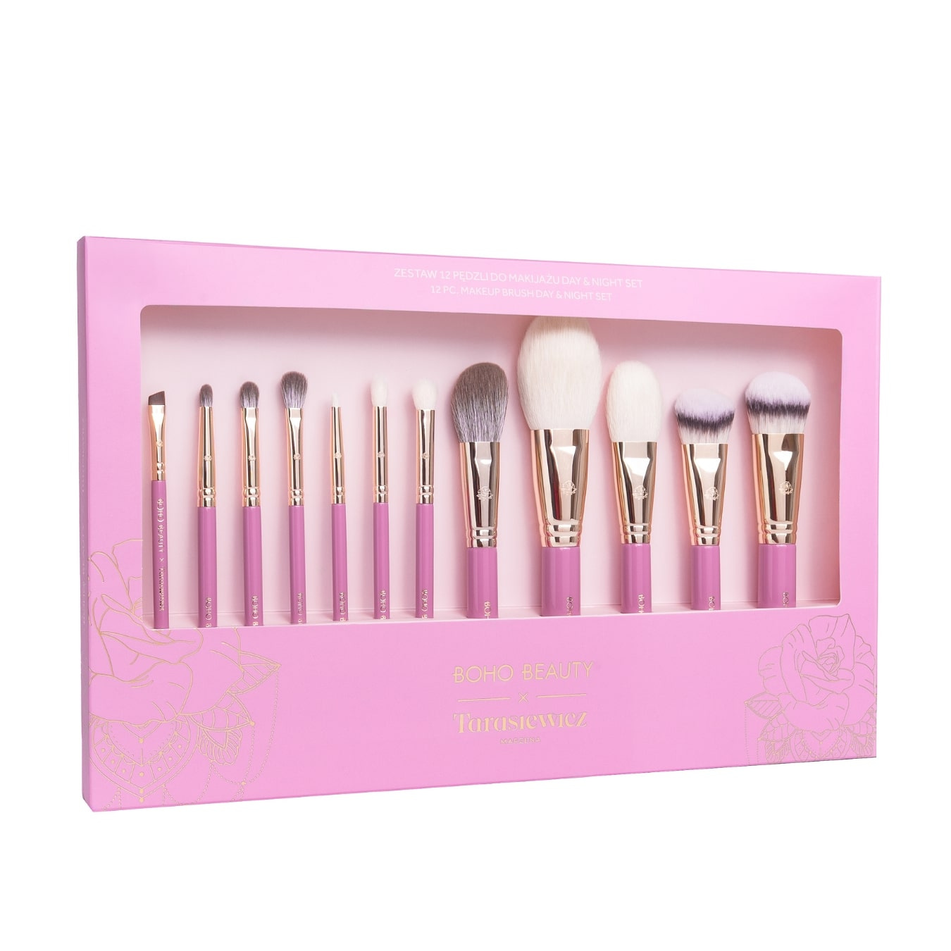 Boho Beauty x Marzena Tarasiewicz Set de 12 pensule de machiaj