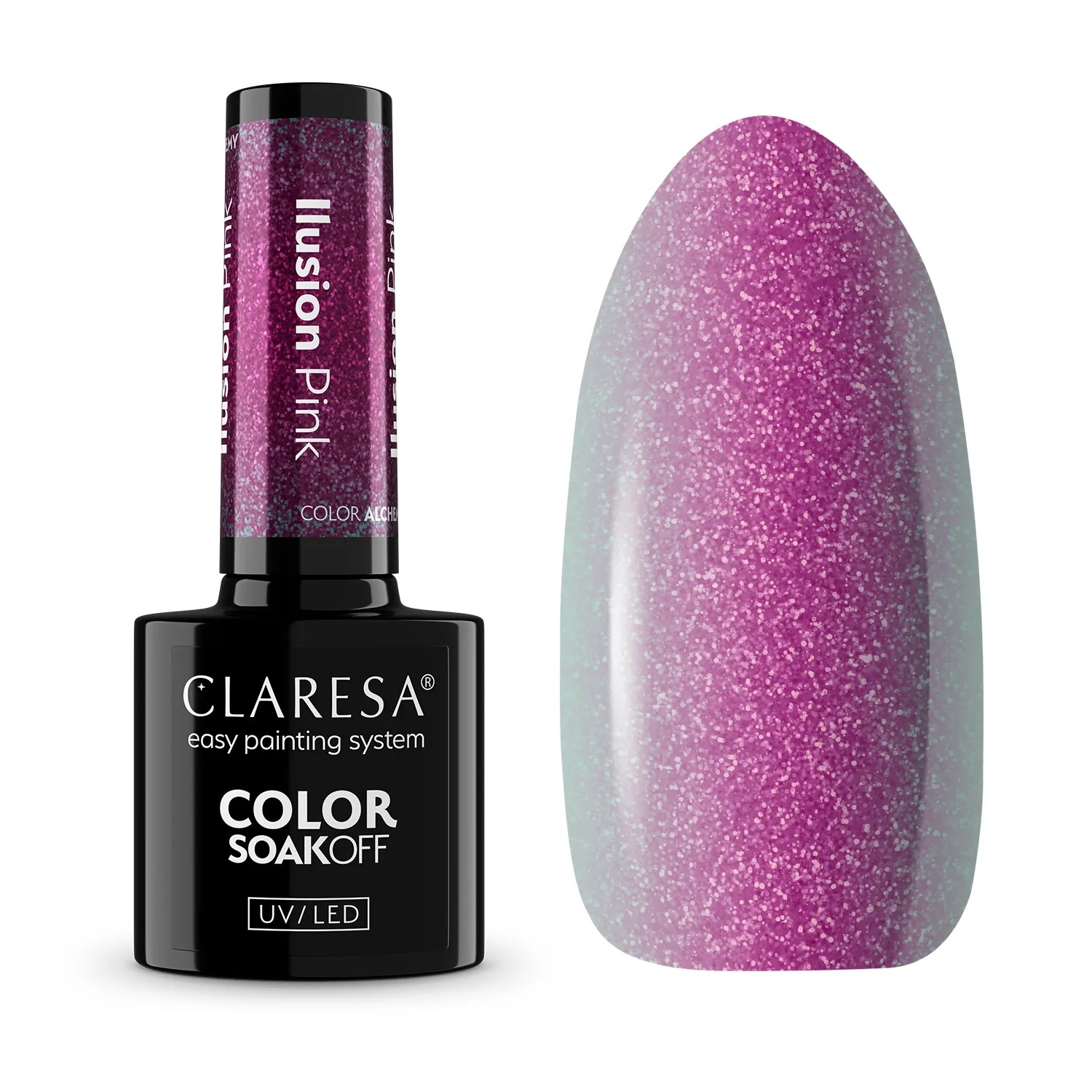 Claresa Hybrid Varnish Alchemy Ilusion Pink
