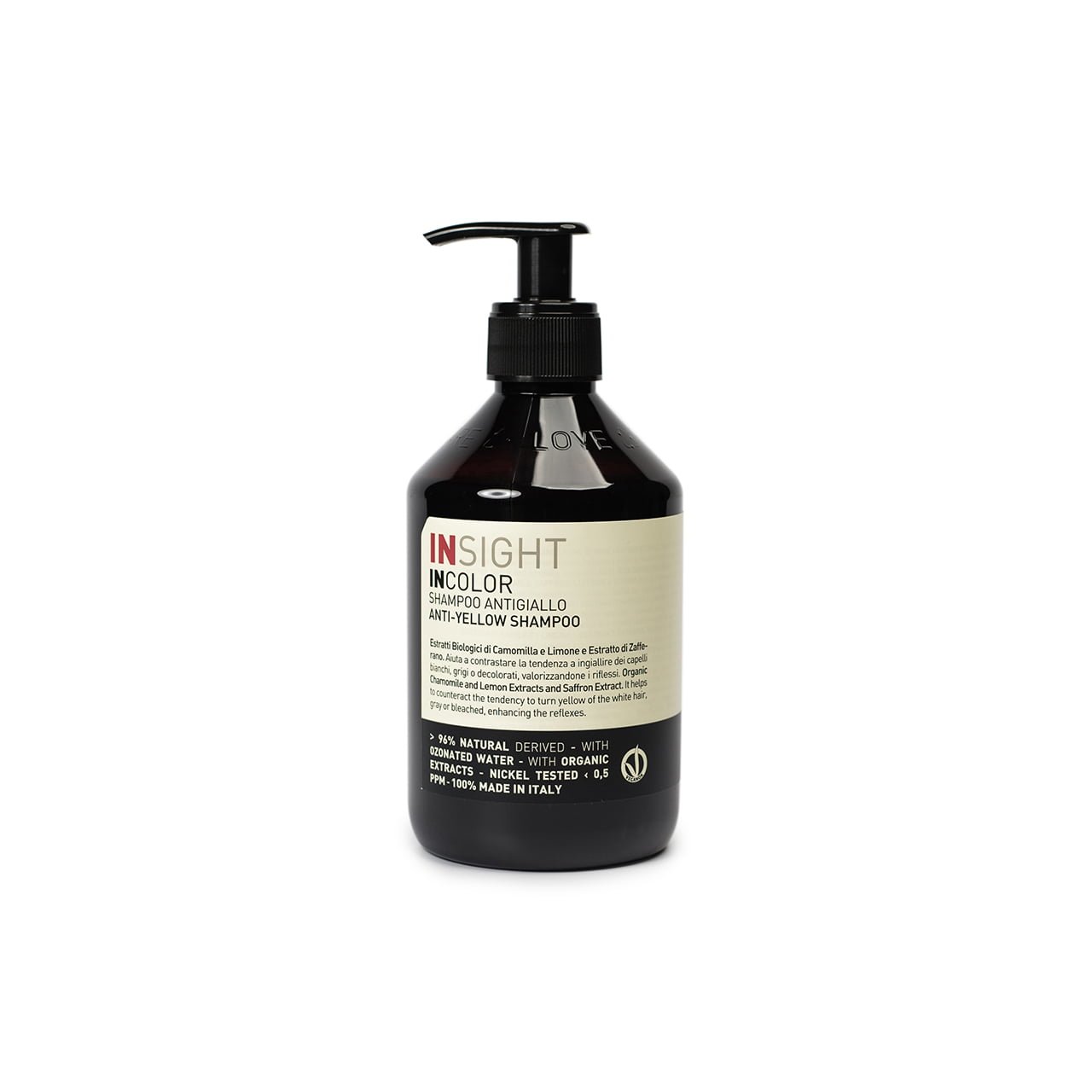 INSIGHT ANTI-YELLOW ȘAMPON Șampon 400ml Scurt Termen de expirare 31.03.2026