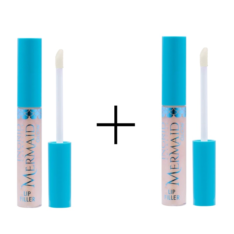 Ingrid Mermaid Glow Lip Gloss Filler Sand Glow 1+1 Scurt Expiry Date 31.03.2026r