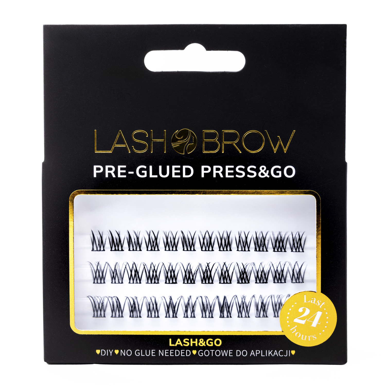 LASH BROW Press & Go Set de tușe autoadezive Natural Daily