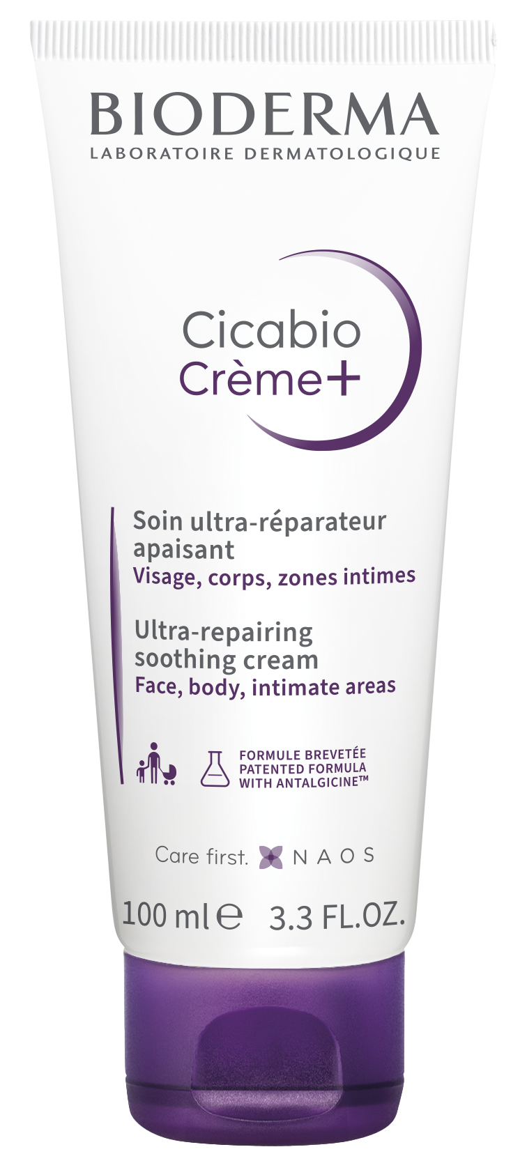 Bioderma Cicabio Creme+ Cremă reparatoare și calmantă pentru față și corp 100ml