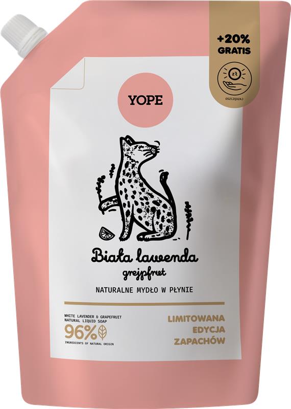 Yope Refill White Lavender Grapefruit Săpun lichid 600ml