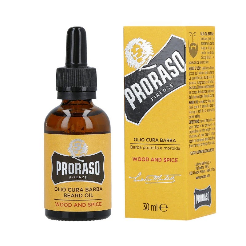 Ulei de barbă Proraso Wood &amp; Spice 30ml
