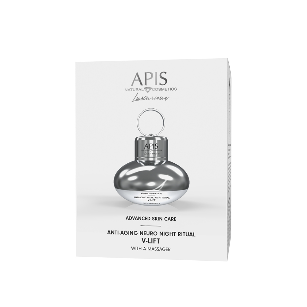 APIS Advanced Skin Care Antirid Neuro-Ritual V-Lift pentru noapte cu masager 50ml