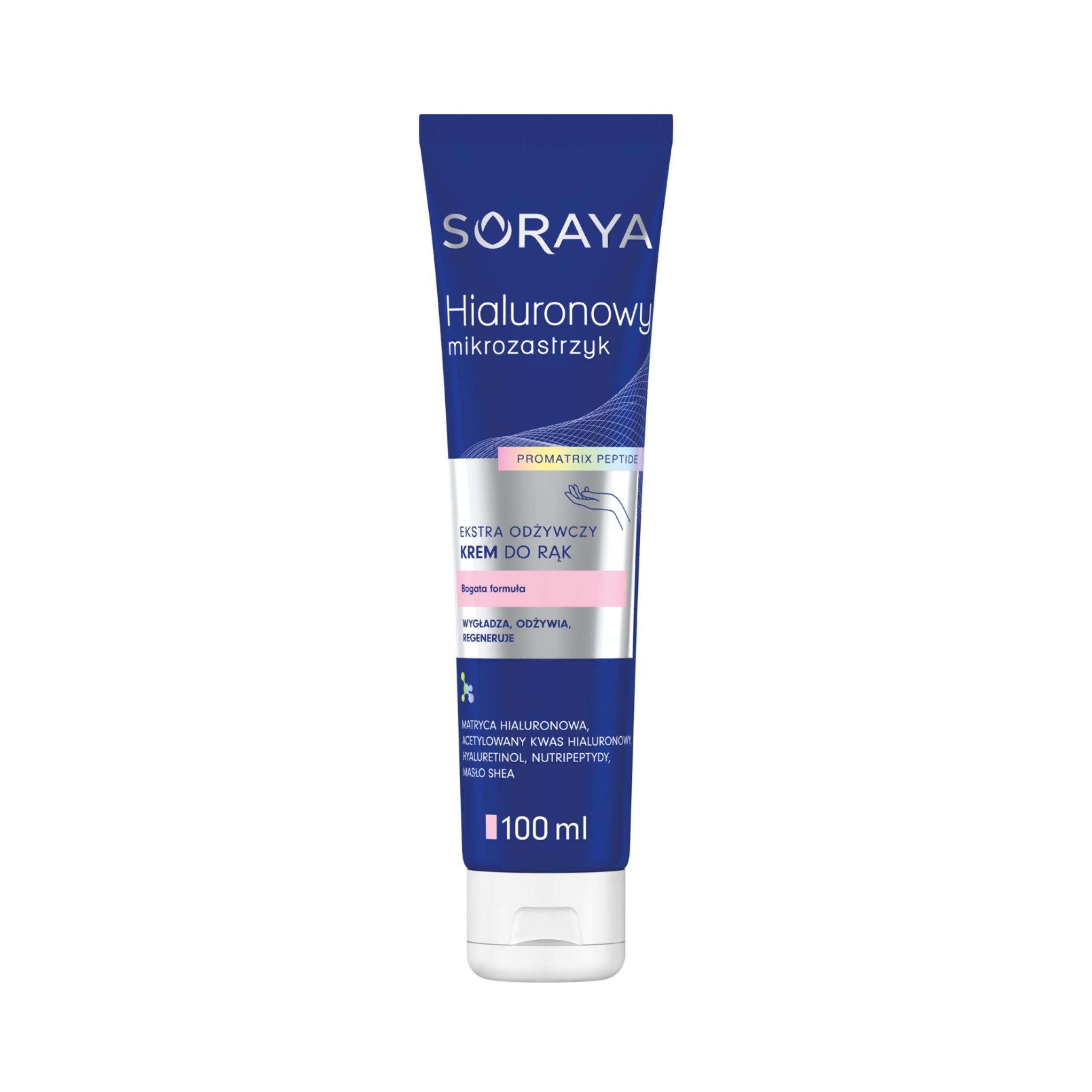 Soraya Hialuronowy Mikrozastrzyk Ekstra-Odżywczy Krem do Hand 100ml