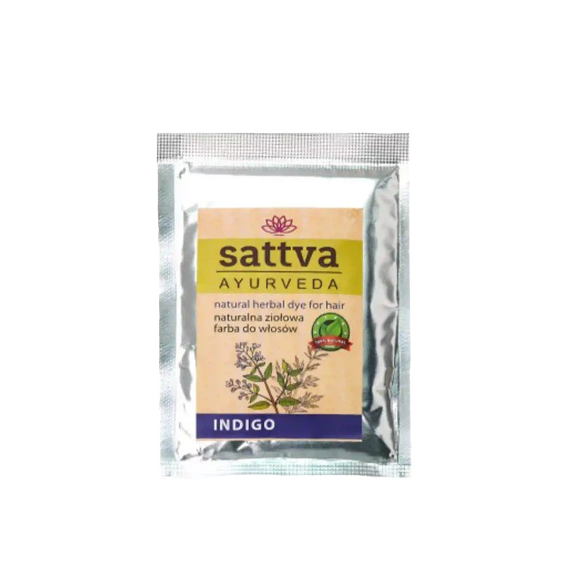 Sattva Ayurveda Natural Indigo Herbal Hair Colour 10g