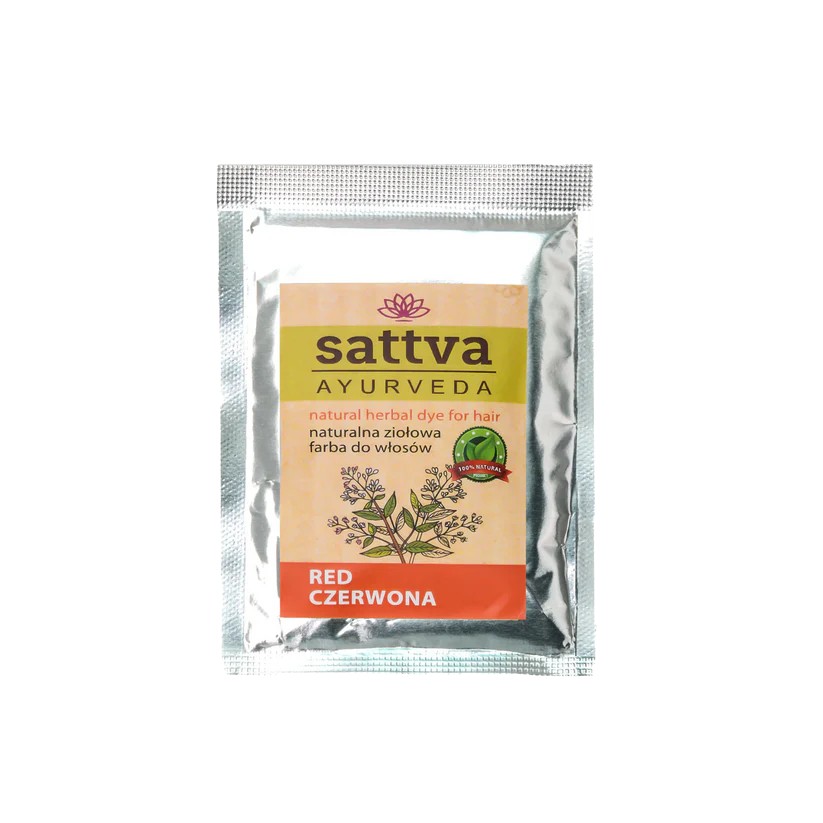 Sattva Ayurveda Colorant natural pe bază de plante pentru păr roșu 10g