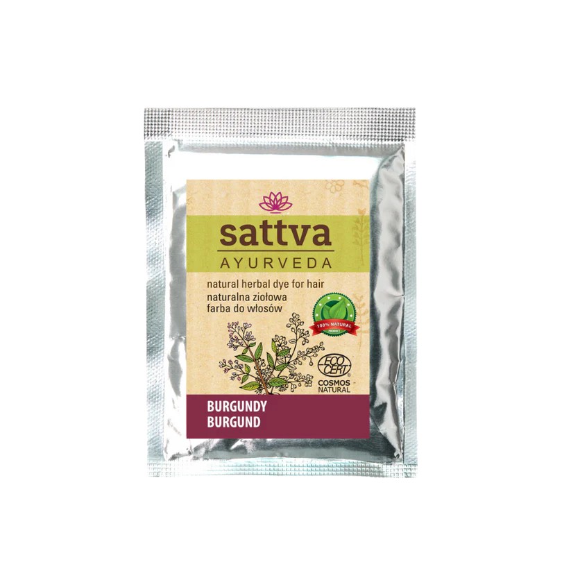 Sattva Ayurveda Natural Herbal Hair Colour Burgundy 10g