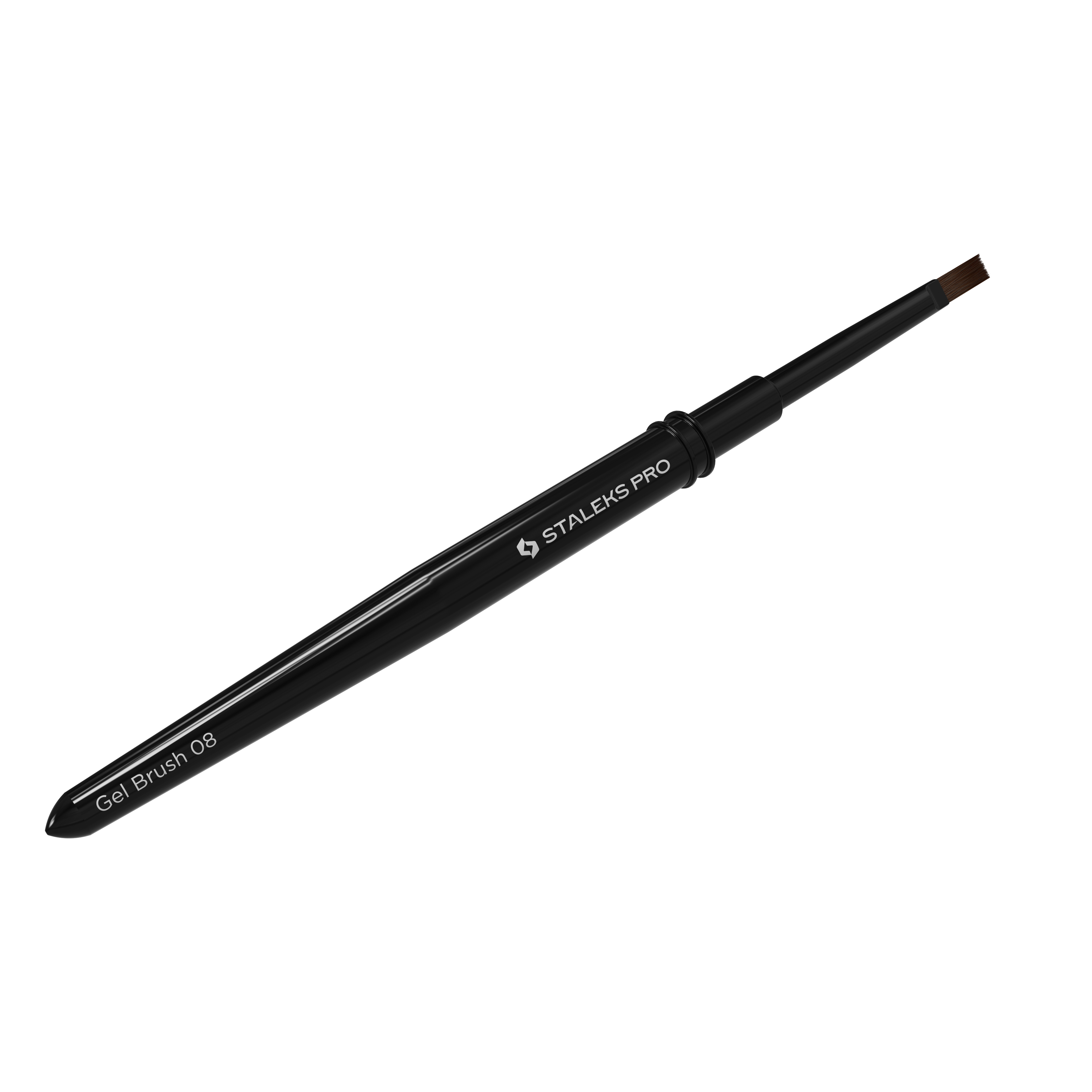 STALEKS Perie cu gel drept EXPERT 08 Lățime 6 mm/lungime 10 mm