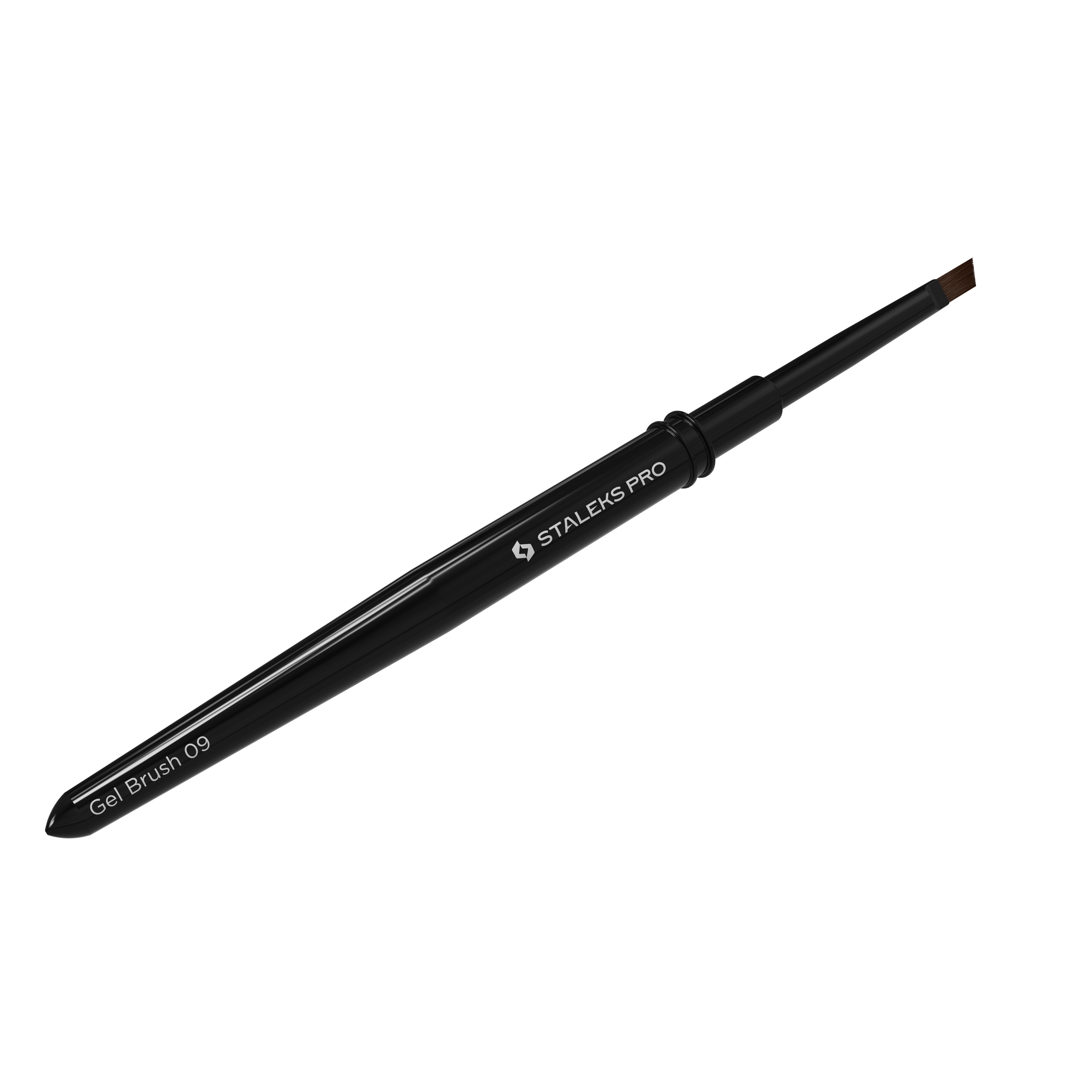STALEKS Pensulă cu gel înclinată EXPERT 09 Lățime 6 mm/lungime 9 mm