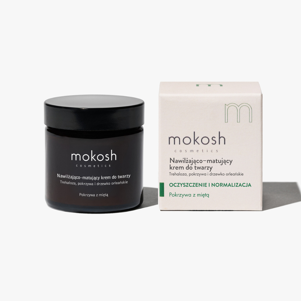 Mokosh Cremă de față hidratantă și matifiantă Urzică și mentă 60ml