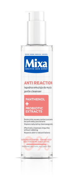 Mixa Anti Reaction Gentle Face Wash pentru piele reactivă 150ml