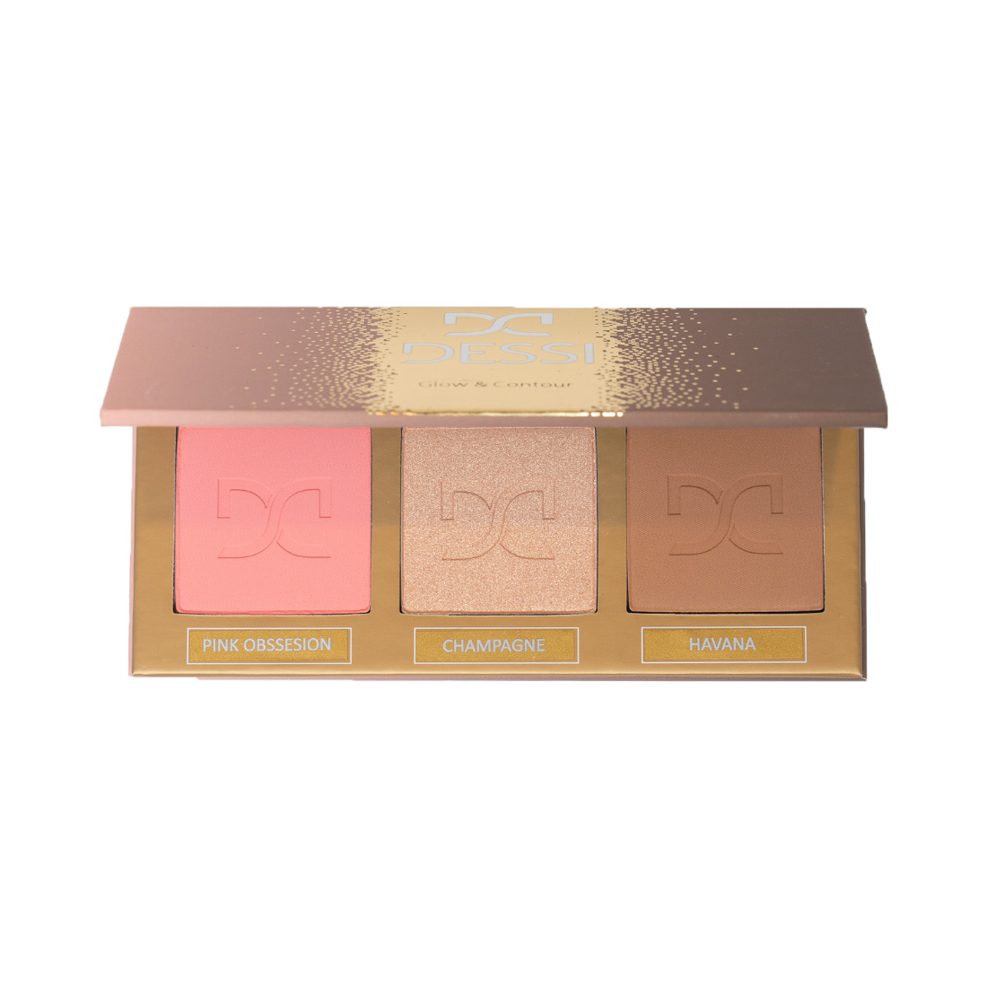 Paletă de contur Dessi Glow &amp; Contour 02 Tan