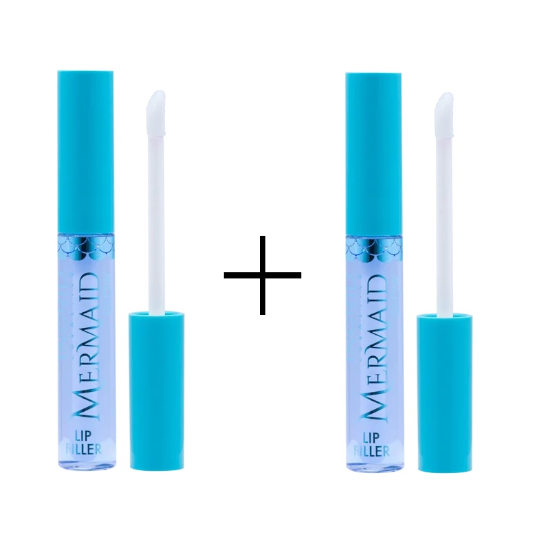Ingrid Mermaid Glow Lip Gloss Filler Water Glow 1+1 Scurt Expiry Date 30.04.2026r