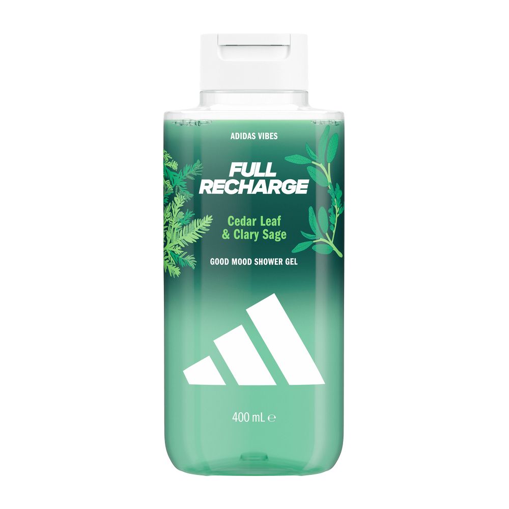 Gel de duș ADIDAS Vibes Full Recharge 400ml