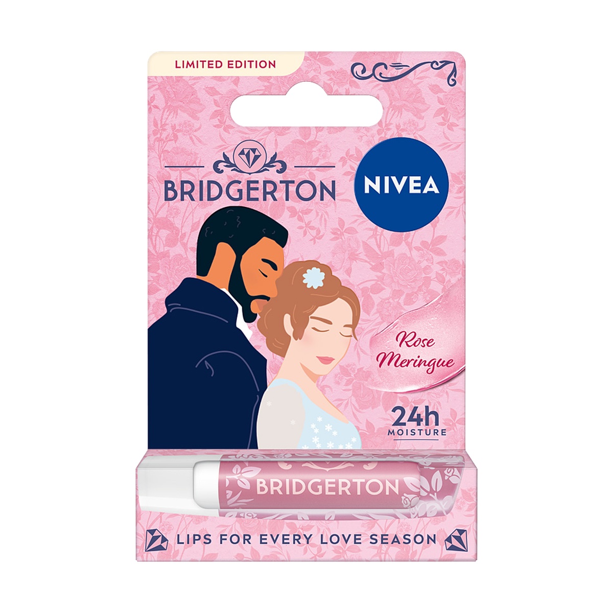 Ruj hrănitor NIVEA Bridgerton Edition Rose Meringue