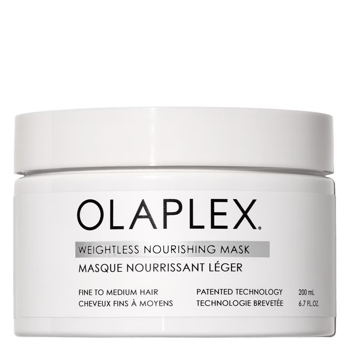 Mască pentru păr subțire și mediu gros Olaplex Weightless Nourishing 200ml