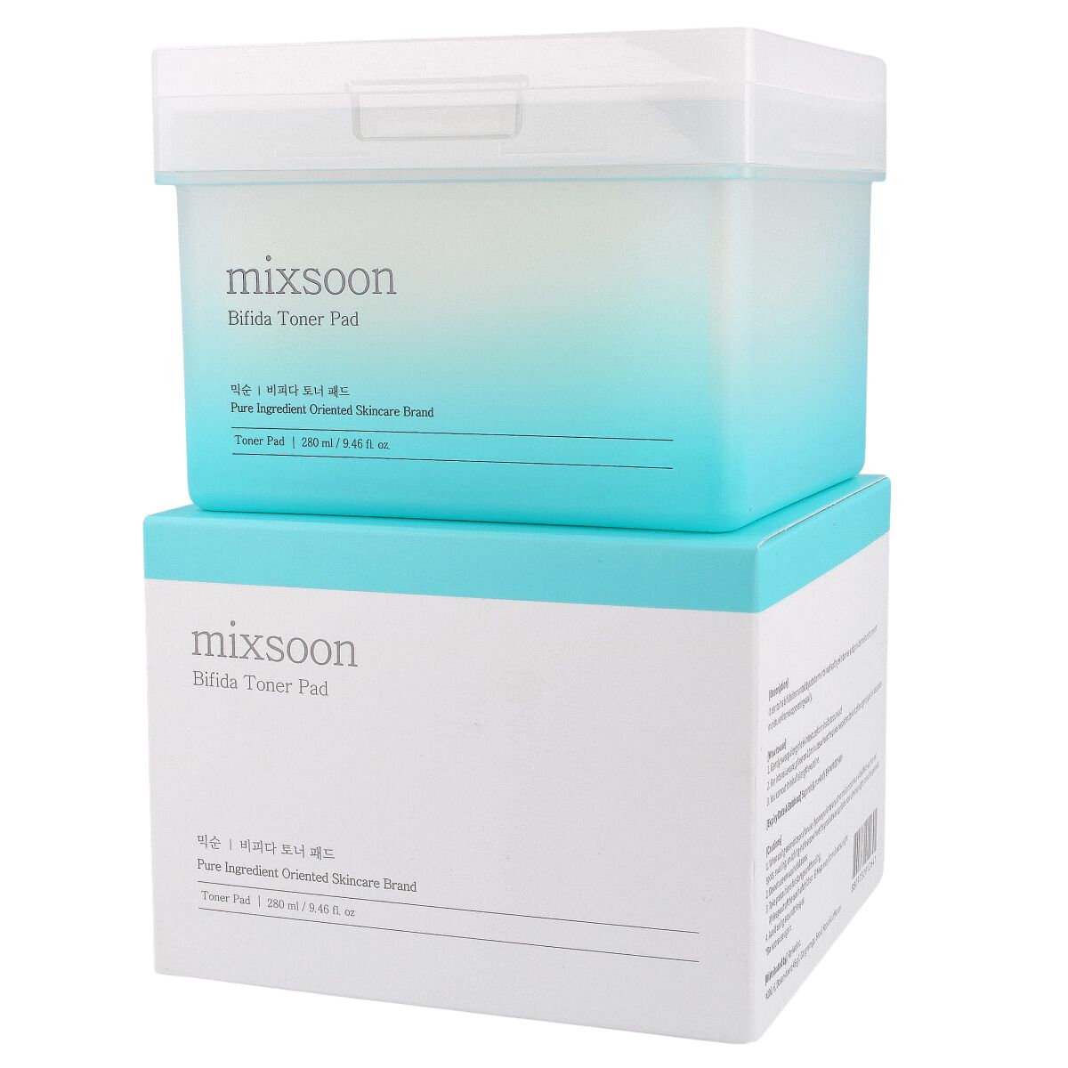Mixsoon Bifida tampon tonic tampon hidratant 120 bucăți