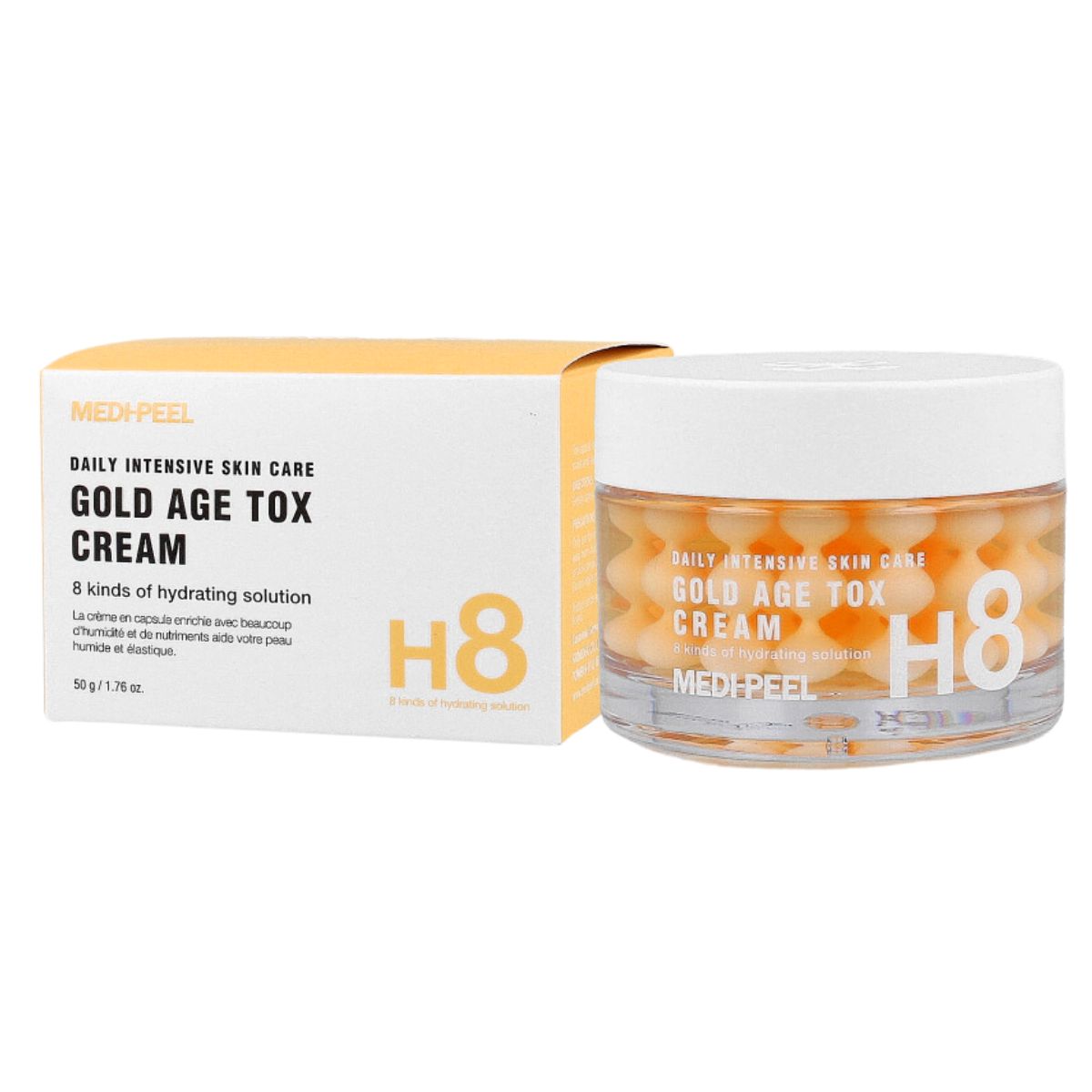 Medi-Peel Gold Age Tox H8 Cremă de fermitate pentru față cu colagen 50g