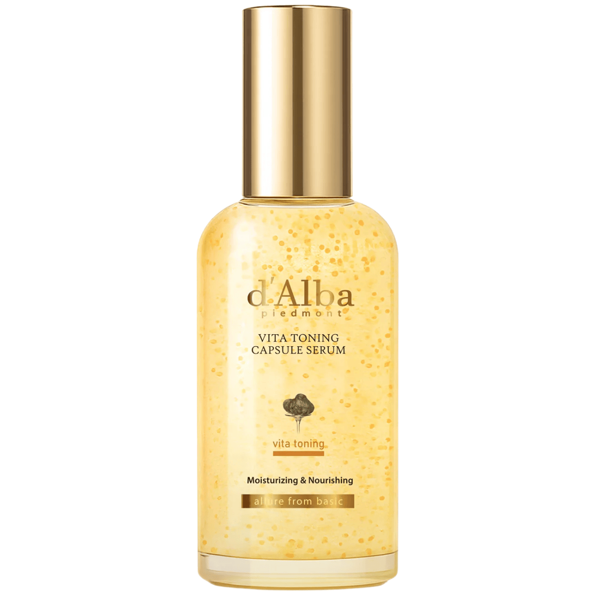 dAlba Vita Toning Capsule Serum Ser de față iluminator cu capsule de vitamine 100ml