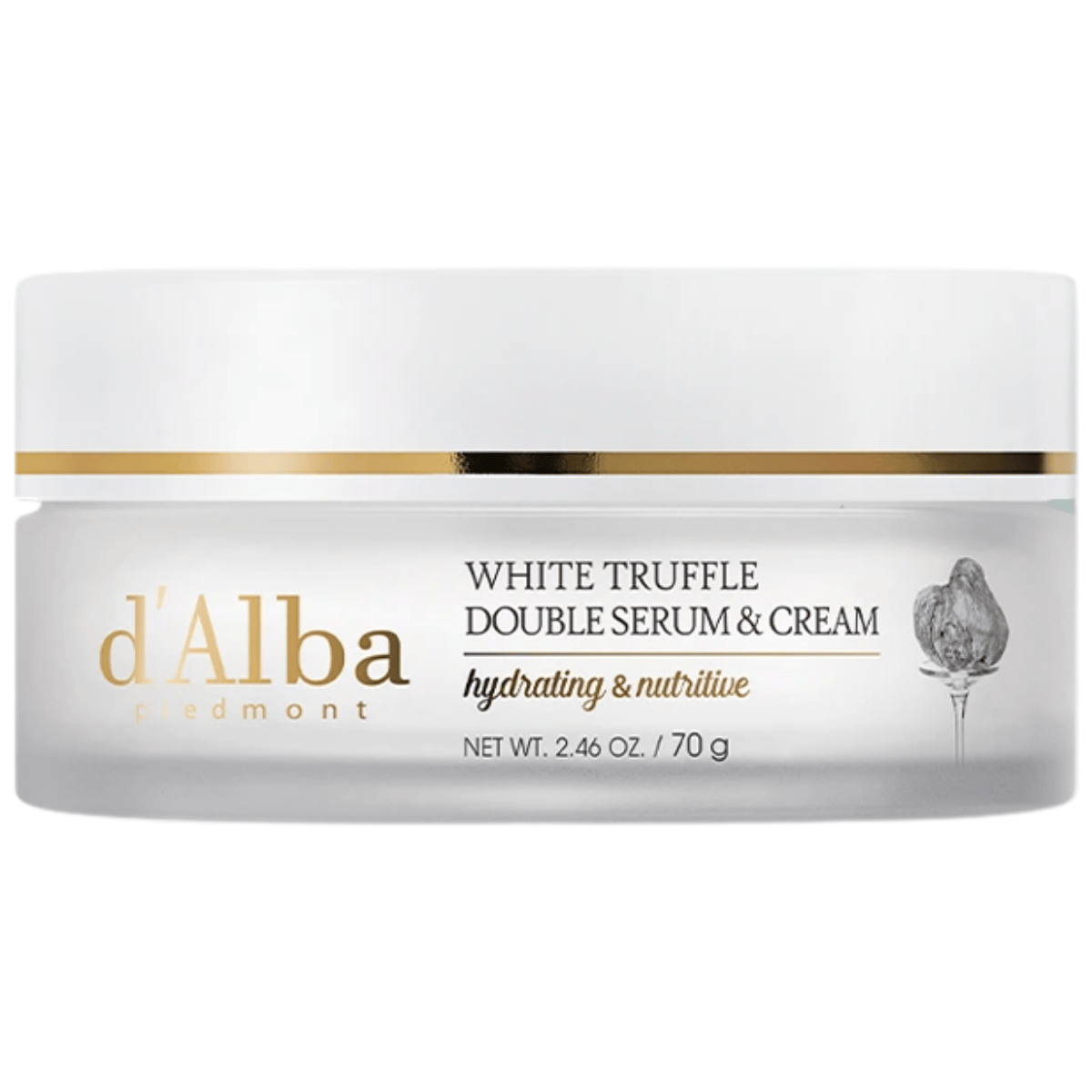 Ser și cremă de față dAlba 2în1 cu extract de trufe albe 70g