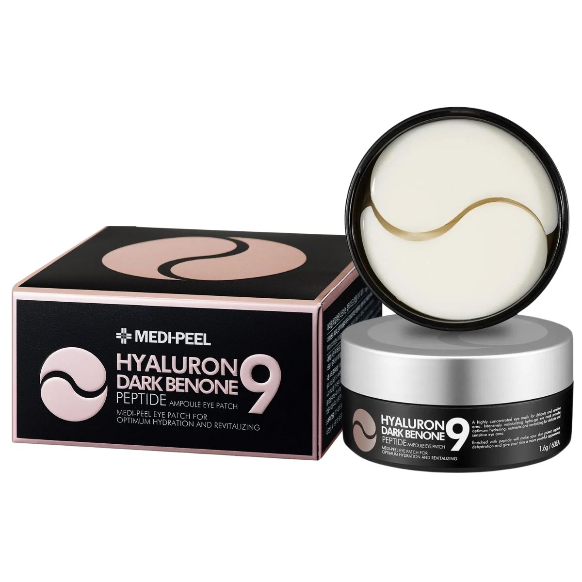Medi-Peel Hyaluron Dark Benone Peptide 9 Pads hidrogel pentru ochi cu peptide 60 buc.