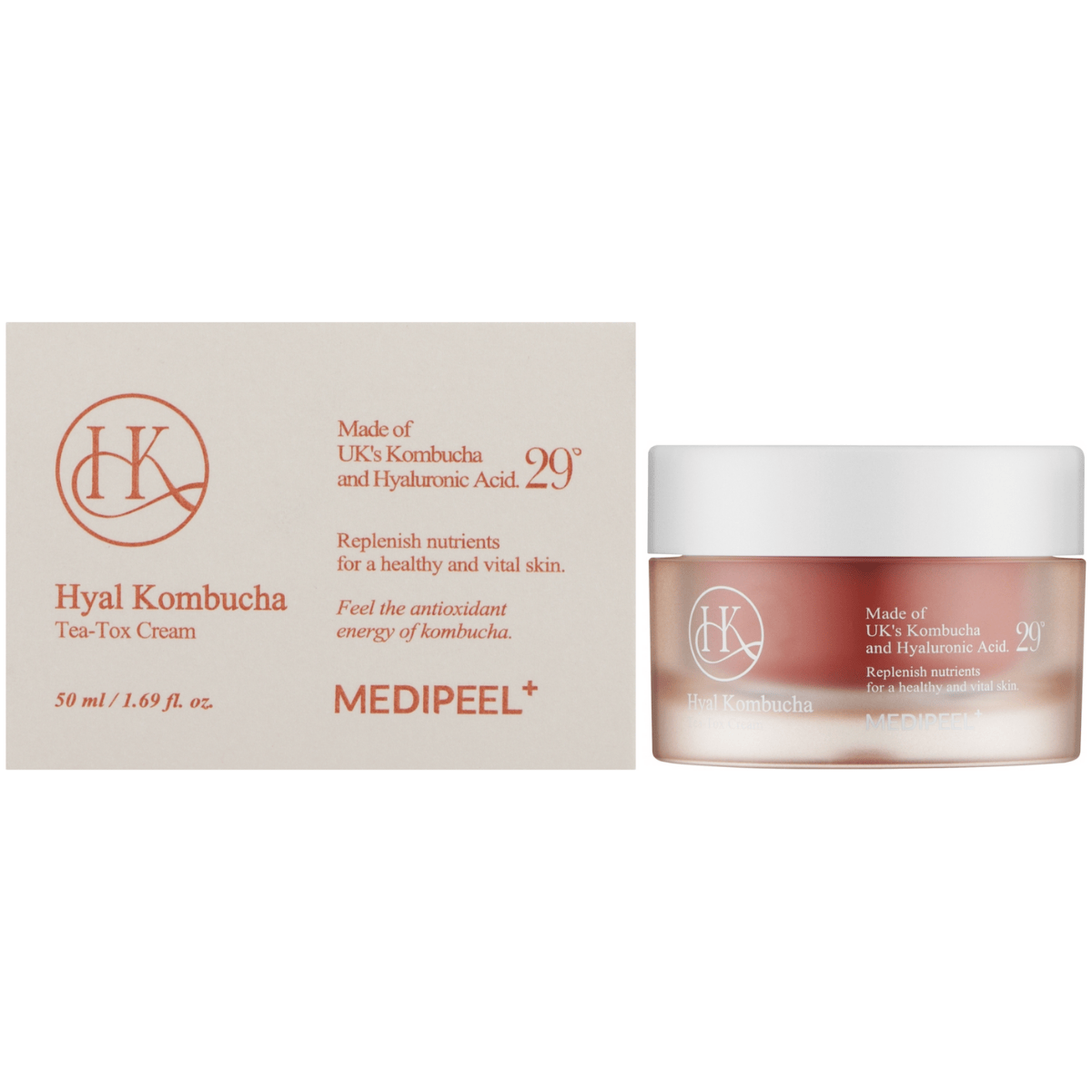 Medi-Peel Hyal Kombucha Cremă de față hidratantă și regenerantă 50ml