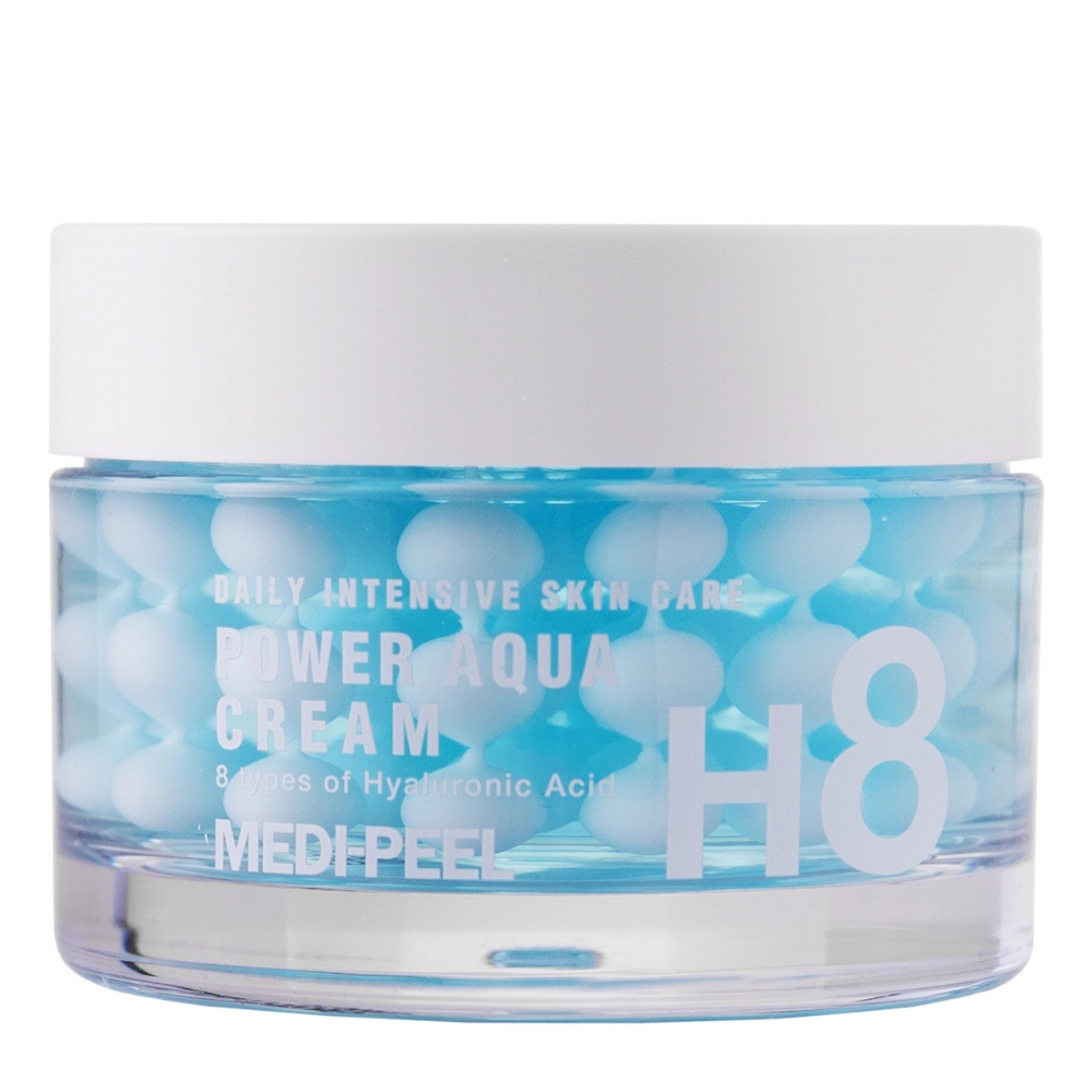 Medi-Peel Power Aqua Intensive Moisturising Face Cream-Gel with Hyaluronic Capsules 50g