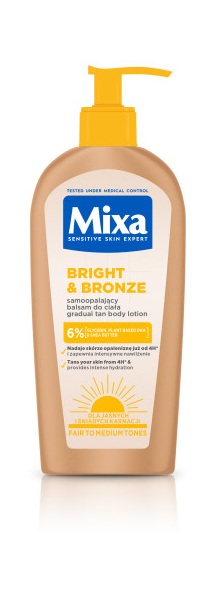 Mixa Bright & Bronze Loțiune de corp autobronzantă 250ml