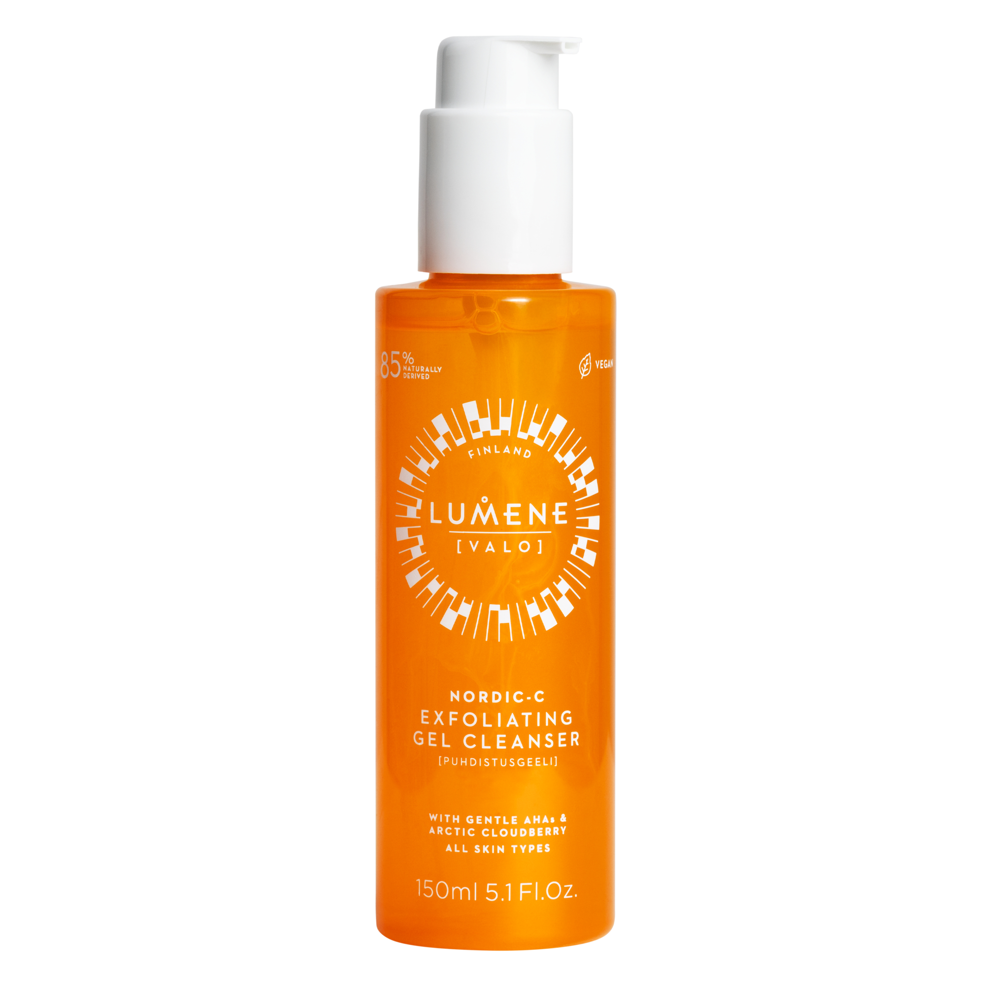 LUMENE NORDIC C [VALO] Gel de curățare facială exfoliant 150ml