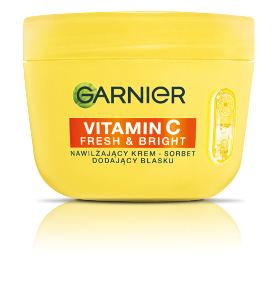 Garnier Vitamin C Fresh & Bright Cremă de față hidratantă-Sorbet 85ml