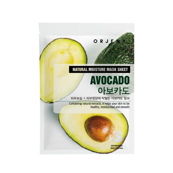 ORJENA Avocado Nourishing Sheet Mask cu extract de avocado